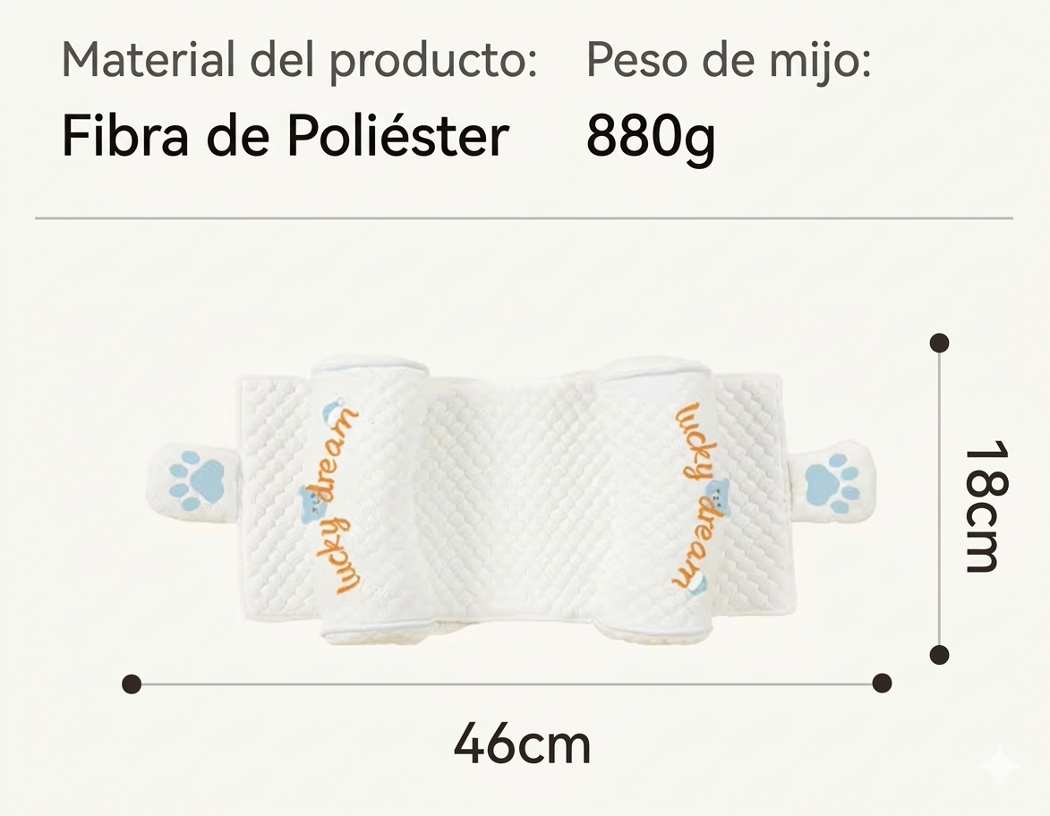Almohada de apoyo cervical para bebé - Dear Baby