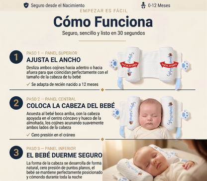 Almohada de apoyo cervical para bebé - Dear Baby