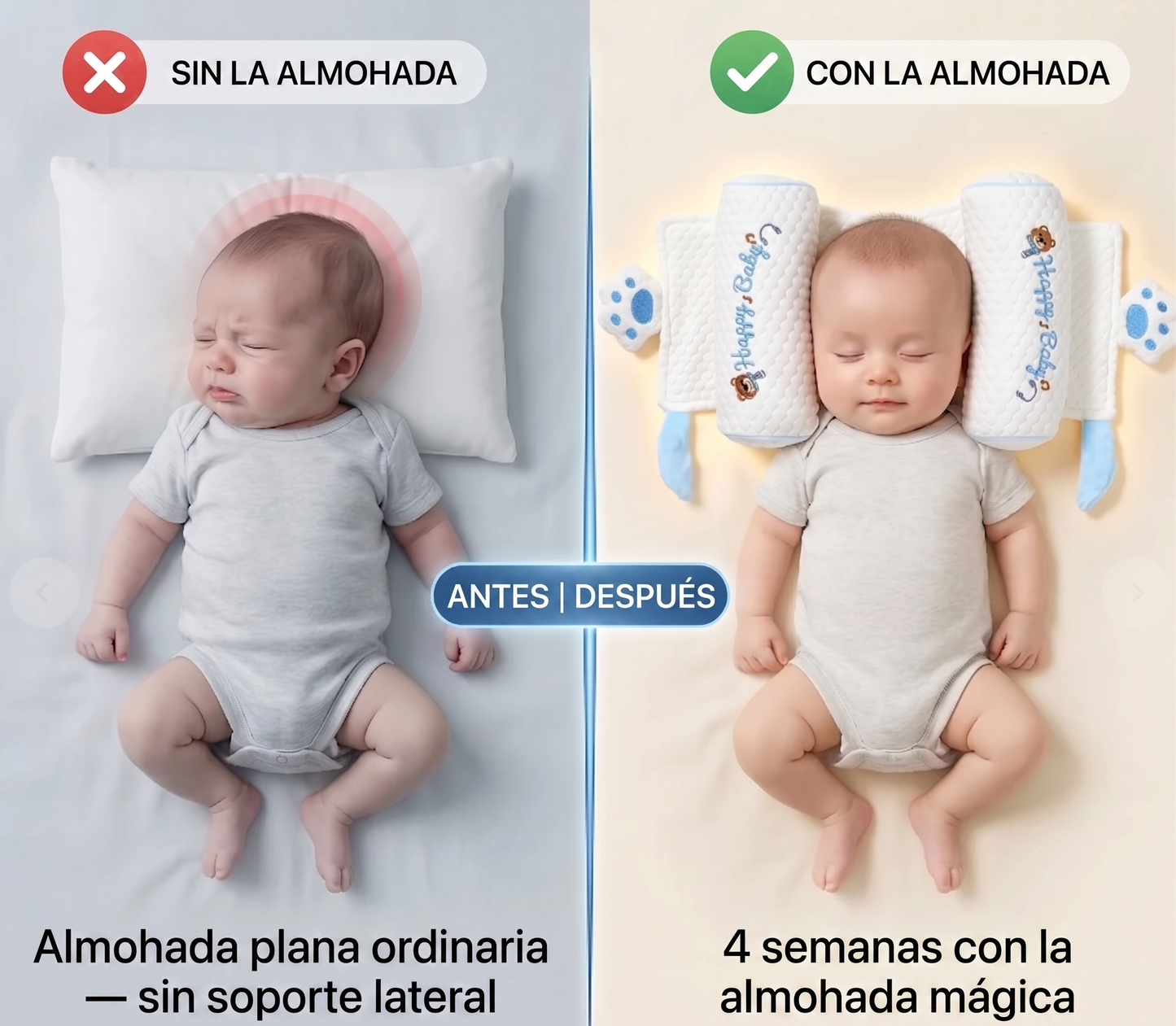Almohada de apoyo cervical para bebé - Dear Baby